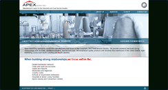 Desktop Screenshot of apexfoodservice.com